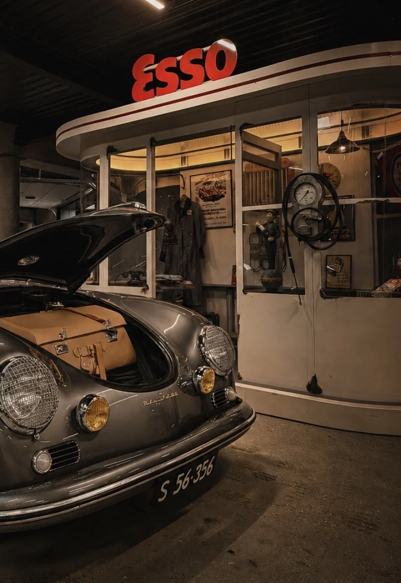 Zone 5 — Classic cars, Esso & gårdmiljø